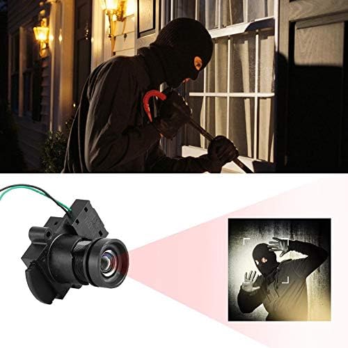Lente de vigilância, lente de came de substituição, 1080p 6mm 0,001lux lente colorida com filtro de corte IR para câmera de segurança doméstica de CCTV