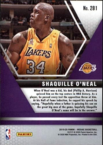 2019-20 Panini Mosaic #281 Shaquille O'Neal NM-MT Lakers