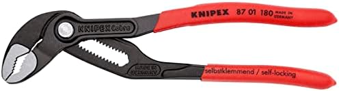 KNIPEX-8701180 KNIPEX 87 01 180 7-1/4 polegadas Cobra alicate e alicates Twingrip