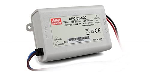 Média bem APC-35-500 significa poço 35W 25 ~ 70V 500mA Driver LED-10 itens