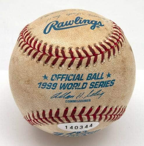 O beisebol final da World Series de 1999 assinado por Mariano Rivera PSA DNA - bolas de beisebol autografadas