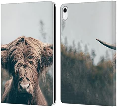 Caixa de cabeça designs oficialmente licenciados Patrik Lovrin Highland Cow Animal Retratos