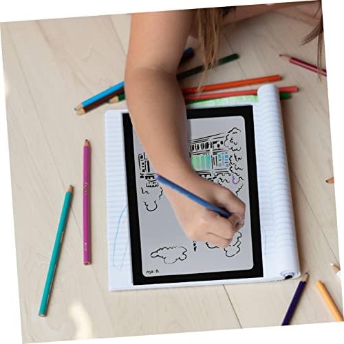 Toyandona 2 sets Scratch pinting preto crafts de brinquedos para crianças risp scratchs desenho de desenho de caneta riscos DIY