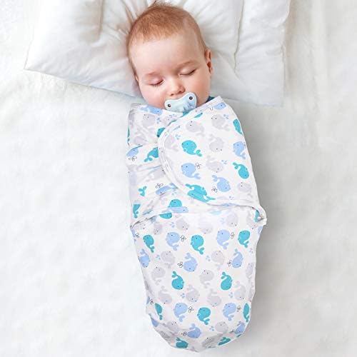 Vicloon Swaddle Blanket, 2 Pacote de sacos de dormir orgânicos de bebê, conjunto de bebês infantil ajustável, saco de swaddle