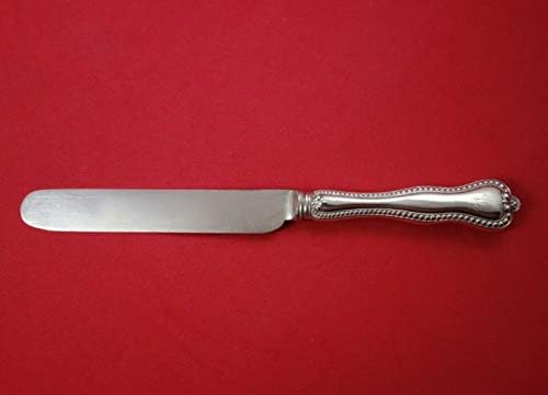 Merda de Peter L. Krider Sterling Silver Faca regular Blunt Hollow Holding 8 3/8