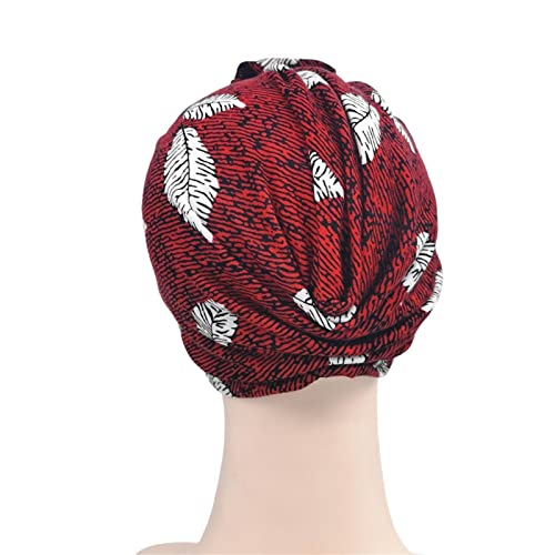 Capfe de cabeceira da cabeça do câncer Capas de cabeça étnica boêmia feminina mulher não deslize capa floral embrulhada na bandeira