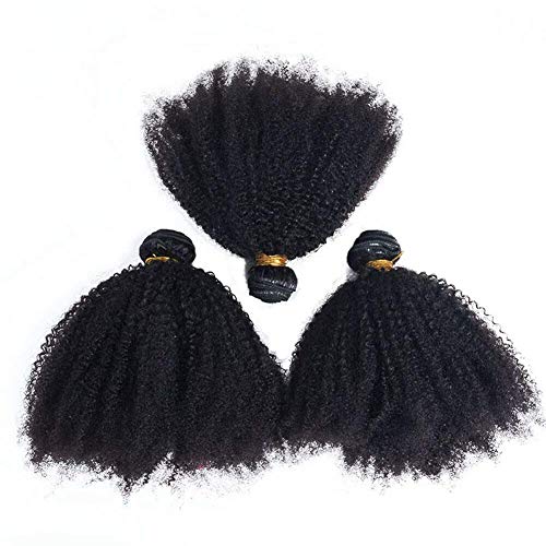 Mongólios Afro Kinky Curly Bunces Hair Human 4b 4c Afro Bundles de cabelo humano afro