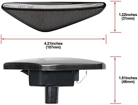 NSLUMO seqüencial LED LED LUZES LATERES PARA 2004-2006 B'MW E46 LCI 325CI 330CI Coupe Coupe Frente Fender Convertível