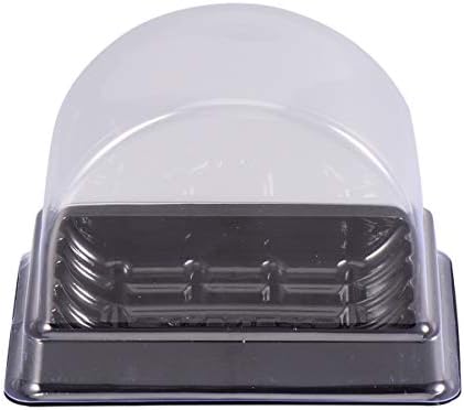 Caixa de padaria descartável Hemoton 50 PCS Caixa de embalagem transparente Plástico Transparente Plástico Disponível