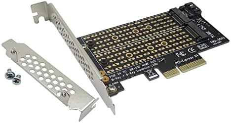 Premium M.2 Ngff para Desktop PCIE X4 X8 X16 NVME SATA Dual SSD PCI Express Adapter Card