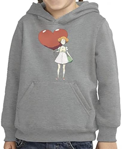 Design do coração Capuz do pullover da criança - capuz de lã de esponja gráfico - capuz de desenho animado para crianças