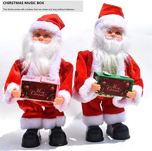 Soimiss 1PC Electric Christmas Papai Noel Claus Box Box Dolling