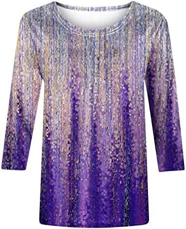 Purple Teen Girls Coats Coats Gypophila Floral Print Roupetshirt 3/4 Sleeve Boat Neck Outono Casacos de inverno 2023 Te xxl