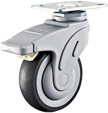 Larro Mute Universal rodas de rodas plásticos mudo sem deslizamento 1pcs resistente ao desgaste de desgaste