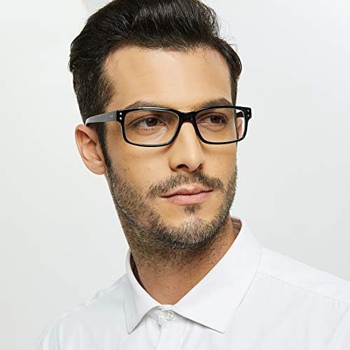 Norperwis 5 pares de lê óculos de qualidade de qualidade de luz azul bloqueando óculos com leitores de dobradiça de primavera para homens