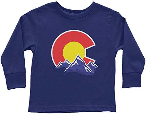T-shirt de manga longa de Mountain Kids Colorado Mountain Kids Colorado