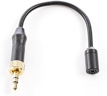 MOVO MV -M101 Microfone Lavalier omnidirecional GOOSENECK para WMIC70, WMIC80, SARAMONIC UWMIC15, UWMIC9 e UWMIC10 transmissores