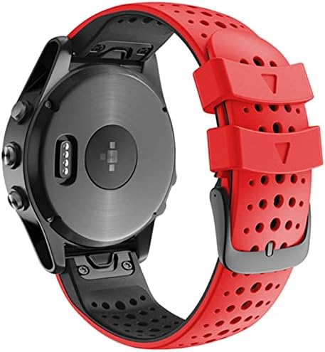 SPAPO Sport Silicone Watch Band Band Strap para Garmin Fenix ​​7 6 6 Pro Fenix ​​5 Forerunner 935 945 EasyFit Redução
