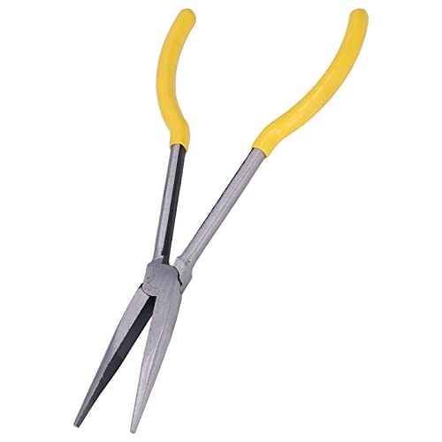 Cortador de fio de cabo de aço longo comprido Felas de nariz de agulha longa Defina o cortador de fio de cabo para reparar 11 polegadas de comprimento