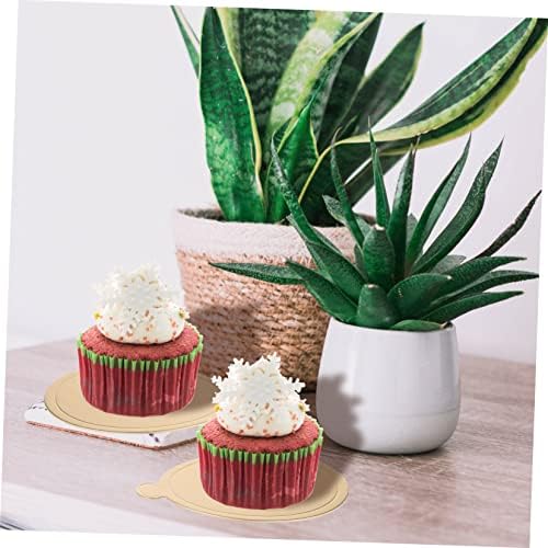 YARNOW 100pcs Bandela de papelão mini -bolo de bolo de bolo de bolo de bolo de bolo suprimentos de decoração de bolo de