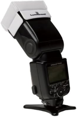 Lumiquest Ultrabounce LQ-116, dispositivo de distribuição de luz com UltraStrap, Design Classic Universal para Flashes de Câmera Externa, Black