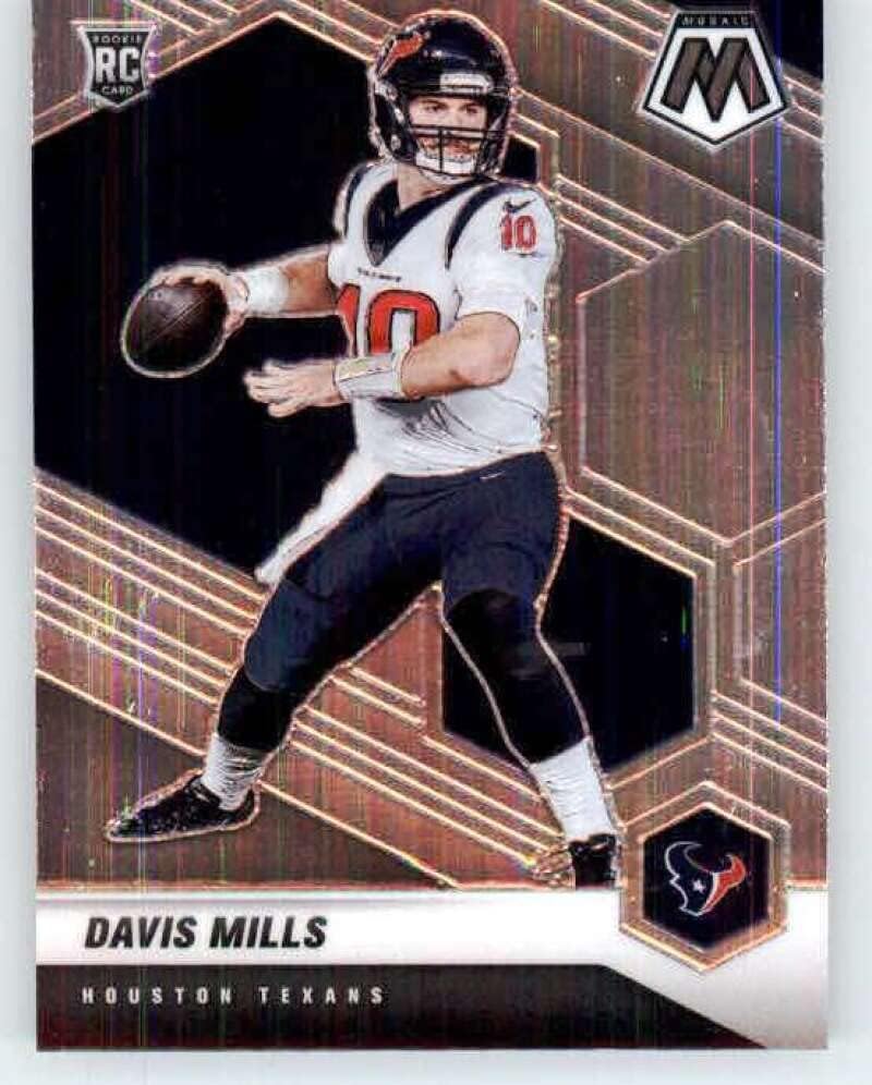 2021 Panini Mosaic #322 Davis Mills RC Rookie Houston Texans NFL Football Trading Card