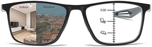 Kissoul Progressivo Fotochromic Multifocus Reading Glasses Anti Blue Light Multifocal Transition Sunglasses com leitores