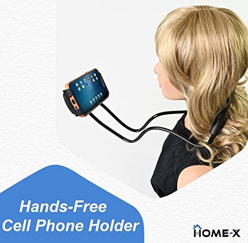 Home-X ao redor do pescoço, o suporte universal de celulares do pescoço, o smartphone portátil Stand para pescoço, ótimo para streaming,