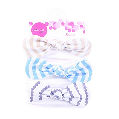 Acessórios Bowknot Hairband Girls 3pcs Floral Baby Conjunto Elastic Crianças Baba da cabeça CARE GIRLA TODAS AS idades