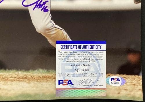 Ken Griffey Jr assinado foto 11x14 Mariners Autograph Hof 16 Inscr Hof PSA/DNA 1 - Fotos autografadas da MLB