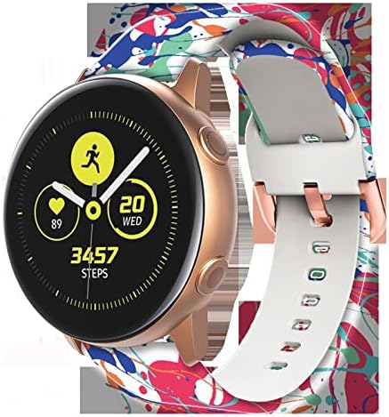FACDEM Silicone Watch Band Wrist Scorre para 18mm 20mm 22mm de pulseira universal de reposição Fitness Sports Smartwatchs