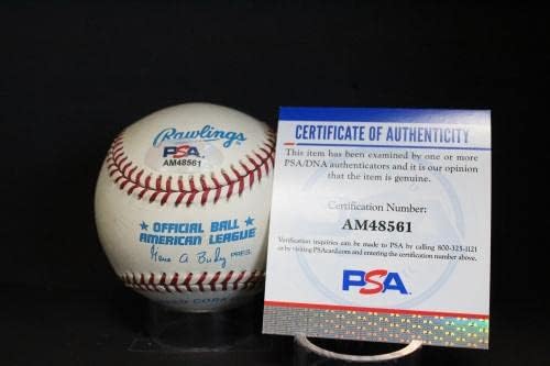 Reggie Jackson assinou o Baseball Autograph Auto PSA/DNA AM48561 - bolas de beisebol autografadas