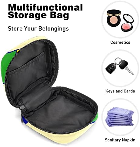 Bolsa de armazenamento de guardanapo sanitário, bolsa menstrual da bolsa portátil Bolsas de armazenamento portáteis