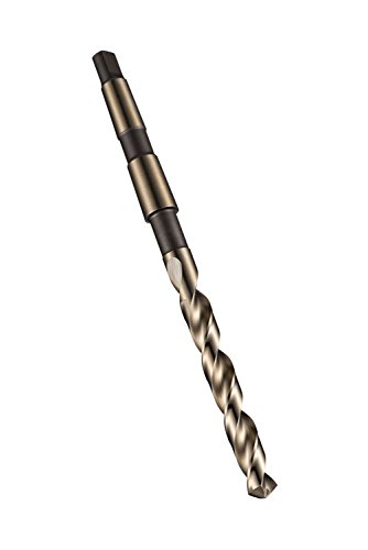 Dormer A73014.5 Ferrilha de haste de redução, revestimento de bronze, aço de alta velocidade de cobalto, diâmetro da cabeça de 14,5 mm, comprimento de flauta 114 mm
