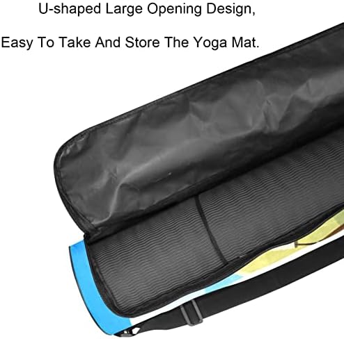 Bolsa de transportadora de tapete de ioga de navio de ataque com alça de ombro de ioga bolsa de ginástica bolsa de praia