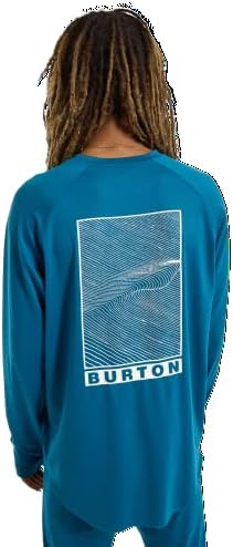 T-shirt de camada de camada de base de roadie masculino Burton
