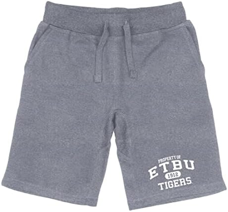 W Republic East Texas Baptist University Property College Fleece Shorts de cordão