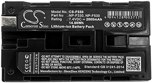 Battery Replacement for MVC-FD73K CCD-TR512E DCR-TRV110 MVC-FD83 CCD-TR918E DSR-DU1 CCD-TRV36 HVR-M10E (Videocassette