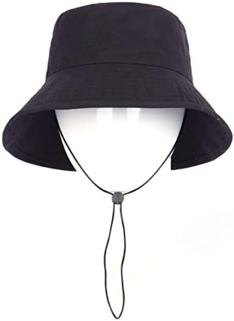 Zylioo xxl grande tamanho algodão chapéu, touca de chapéu de boonie de largura de largura, chapéu de sol grande de verão