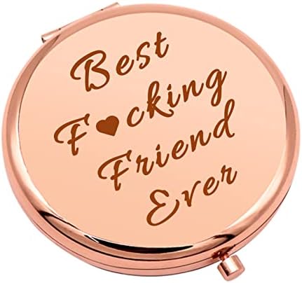 Presentes engraçados de amizade para mulheres espelho de maquiagem compacta para melhor amigo melhor amigo besties irmã melhor