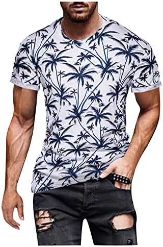 Camisetas para homens Tops gráficos Spring e verão Tee Casual Moda curta 3D Impresso a camisa retrô Blosue