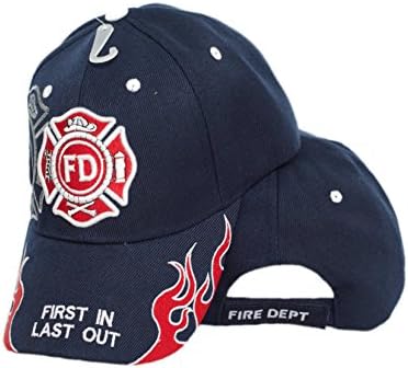 Departamento de Departamento de Incêndio Filo primeiro em Last Out Shadow Blue Hat Cap
