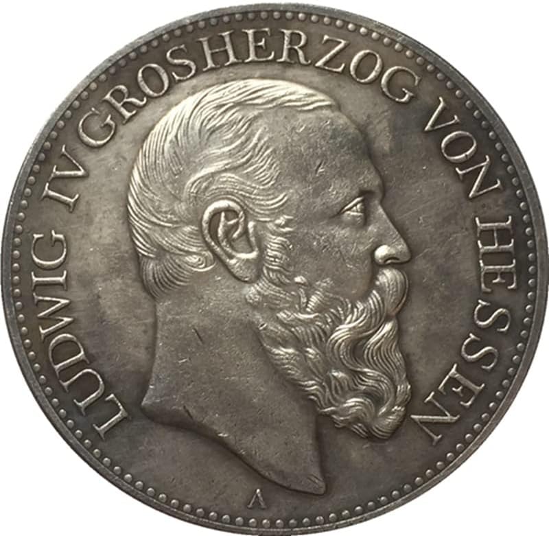 1888 moedas alemãs cobre prata banhado antigo moedas