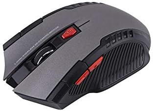 Mouse de jogos sem fio PUSOKEI, mini mouse portátil de computador sem fio com 800dpi/1200dpi, 6 botões, mouse de jogos ópticos