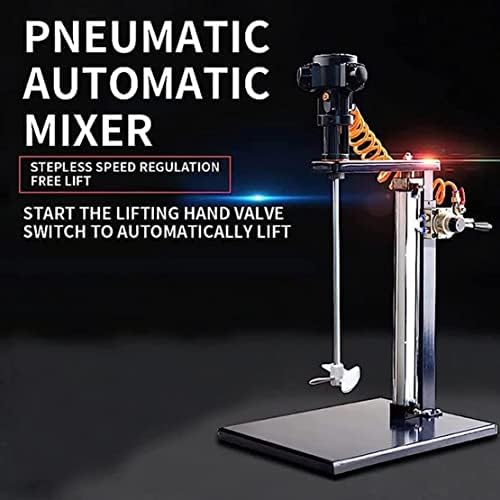 Misturador de tinta pneumática de levantamento automático, misturador de cimento de 5 galões/20L, ferramenta de mistura