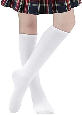 Meias Komorebi Kids Soccer Socks Criança Knee Knee High Tube Meias Três Stripes Cotton Uniform Sports Stocking For Girls meninos