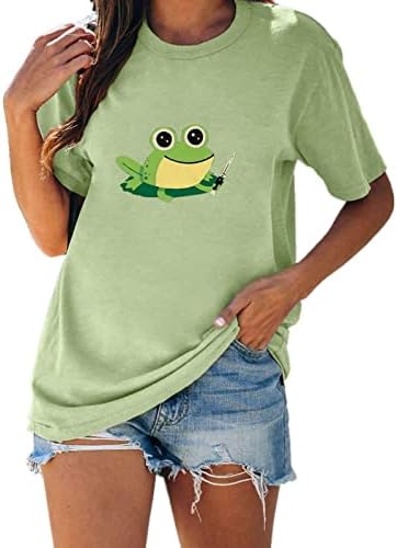 Tee moda t tops casual fofo de verão gráfico short feminino camisetas camisetas de desenho animado camisetas femininas