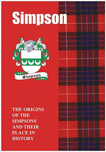 I Luv Ltd Simpson Ancestry Livreto Breve História das Origens do Clã Escocês