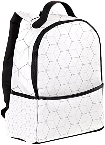 Mochila de laptop VBFOFBV, mochila elegante de mochila de mochila casual bolsa de ombro para homens, HEXAGON Pattern Geometric Modern