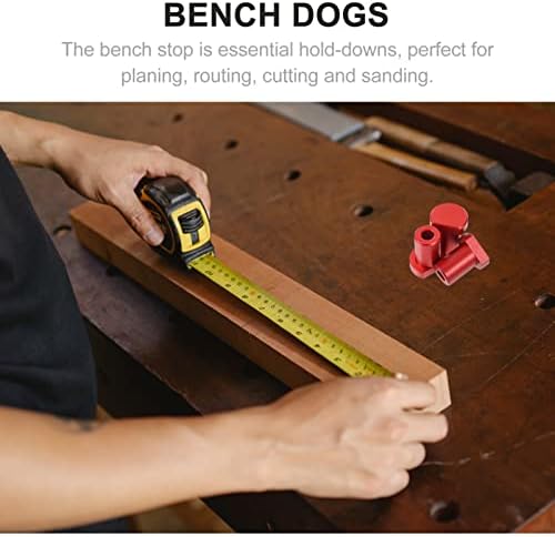Angueradamente 3pcs Cão de cachorro Planejamento de 19mm Planing Plunch Posicing Posicionamento de bancada Planagem Plug Plug Woodworking Banche da bancada curta Fit para buraco de cão de 20 mm para mesa de madeira T-Track